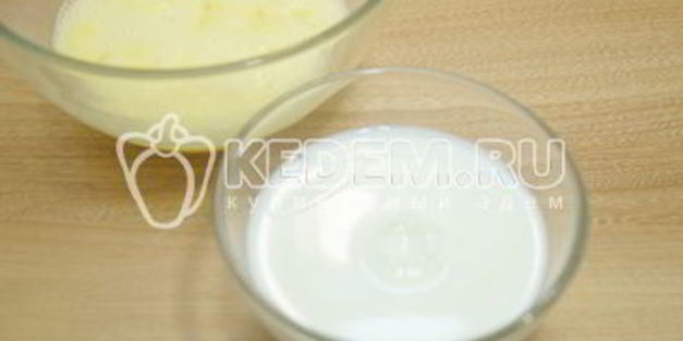 яичные блинчики с колбаской