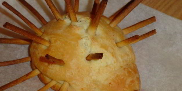 булочки ежики для детей