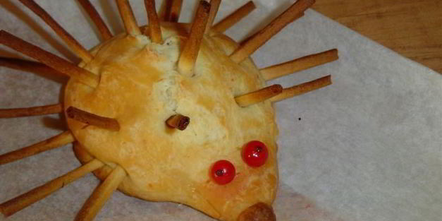 булочки ежики для детей