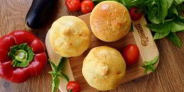 булочки, фаршированные рататуем