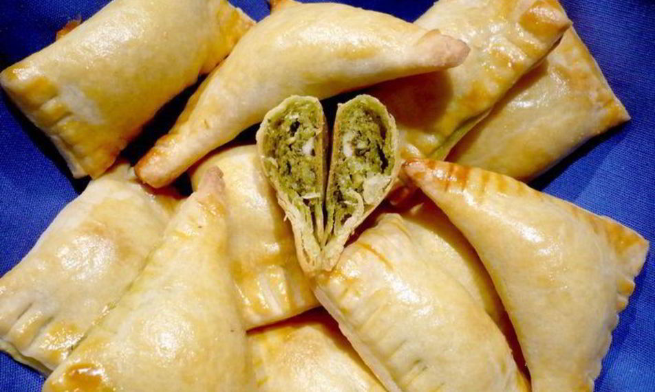 Рецепт булочки из слоеного теста с песто из руколы и кешью