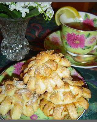 Булочки Хризантемы