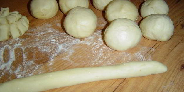 булочки хризантемы