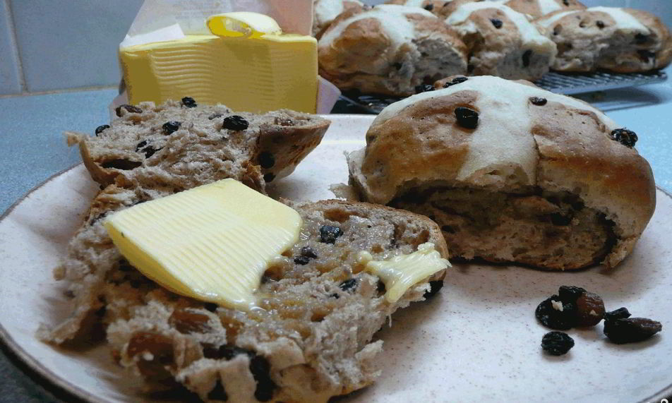 Рецепт булочки на пасху