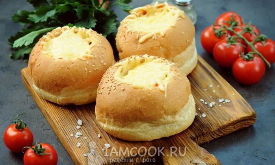 Рецепт булочки-пиццы