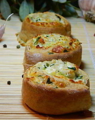 Булочки с брынзой Ароматные