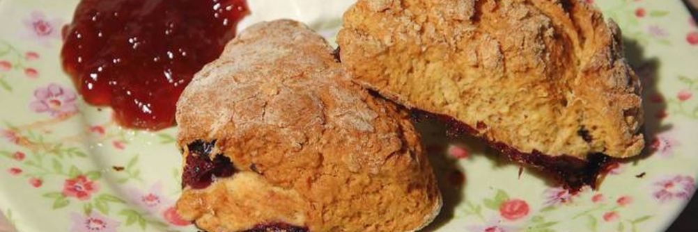 Булочки с голубикой