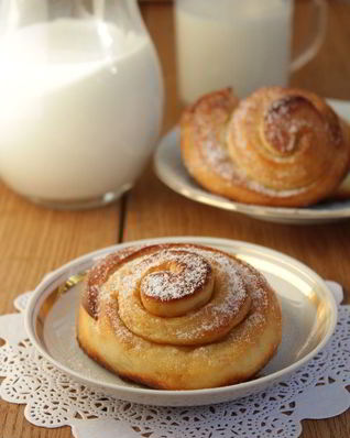 Булочки с карамелью