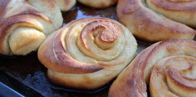 булочки с карамелью