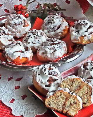 Булочки с корицей на сыворотке