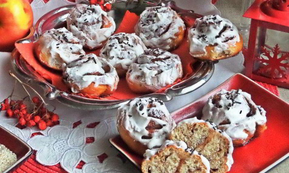 Рецепт булочки с корицей на сыворотке