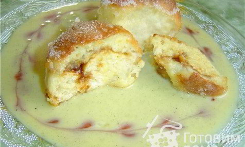 Рецепт булочки с наполнителем, запеченные в сливках