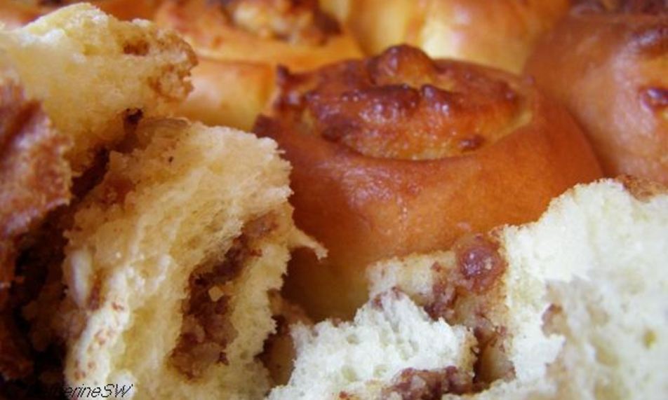 Рецепт булочки с ореховой начинкой