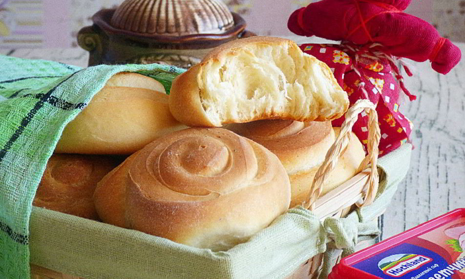 Рецепт булочки с плавленым сыром