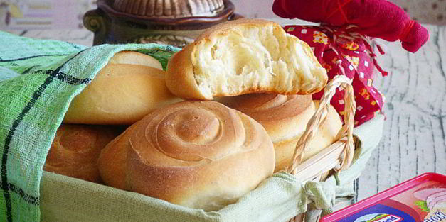 булочки с плавленым сыром