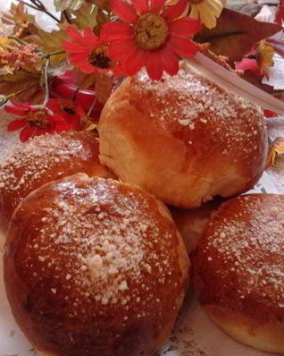 Булочки с посыпкой