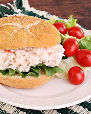 Булочки с семгой и рикоттой