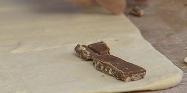 булочки с шоколадом