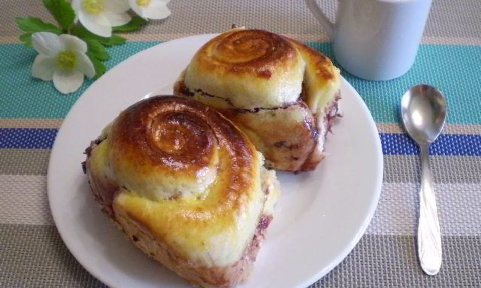 Рецепт булочек с вареньема