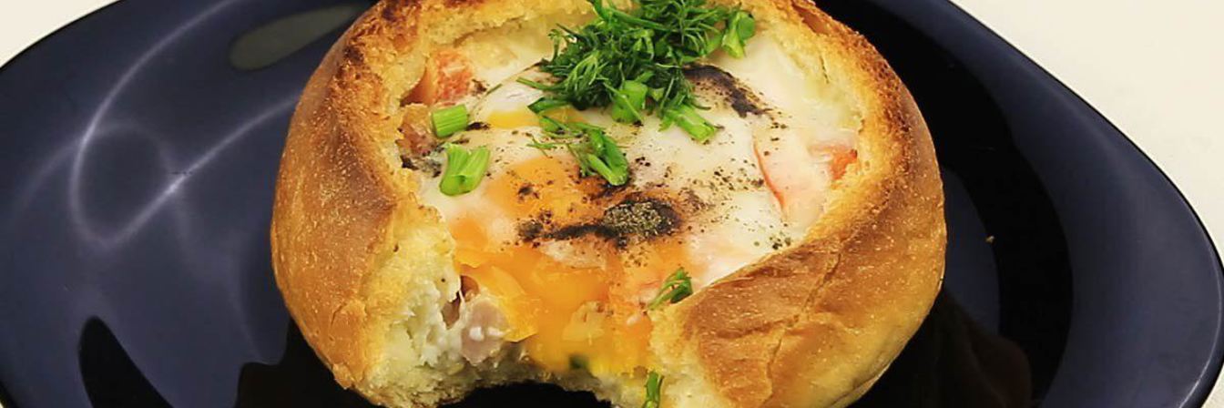 Булочки с яйцом