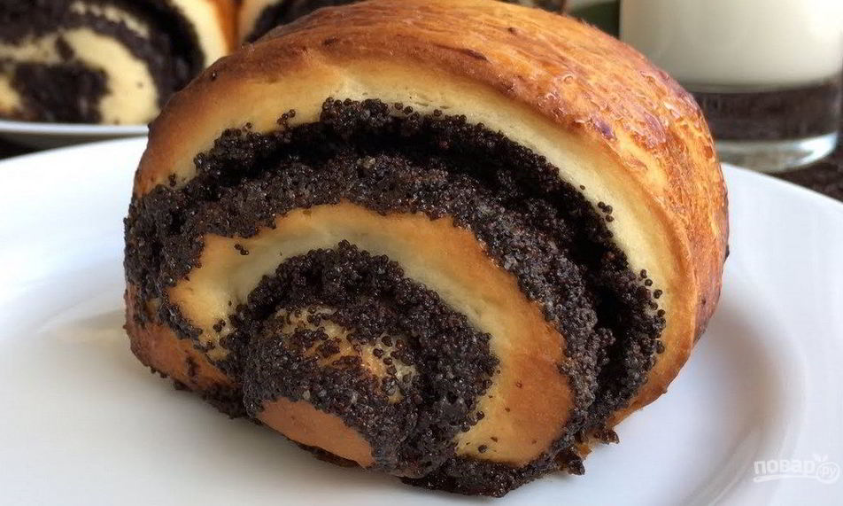 Рецепт домашние булочки с маком