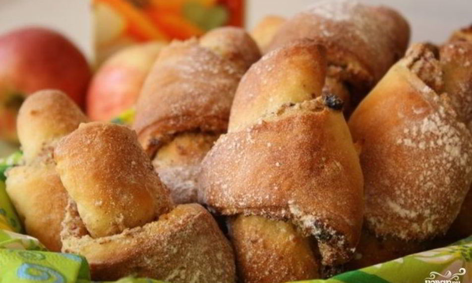 Рецепт круассанов иза творожного тест