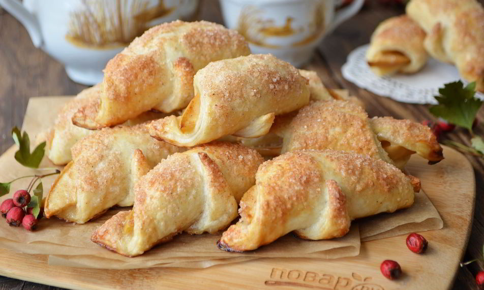 Рецепт круассаны в стиле яблочный пирог