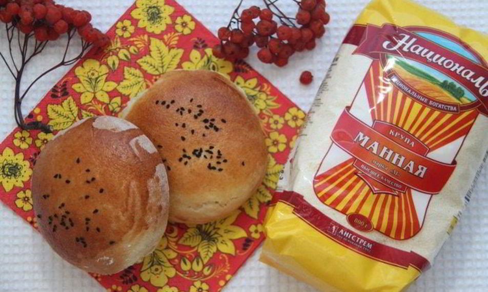 Рецепт манные булочки