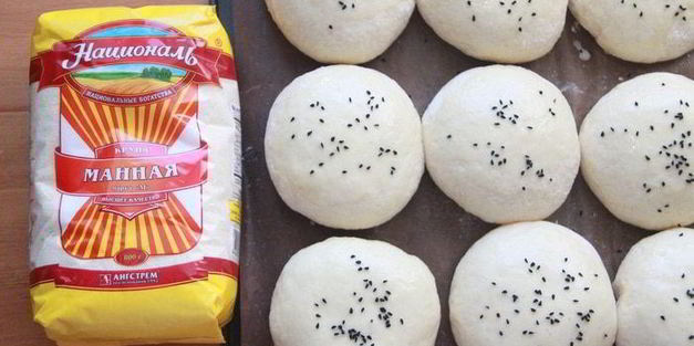 манные булочки