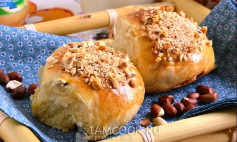 Рецепт ореховые булочки