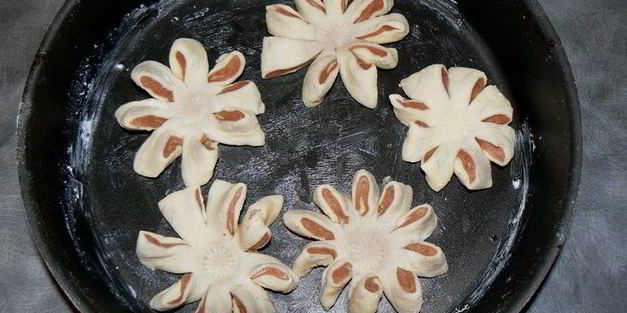 плюшки цветы