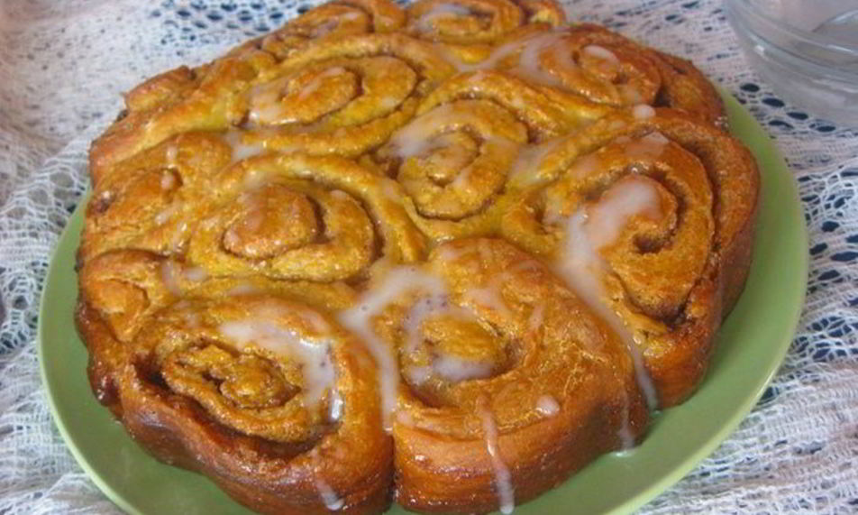 Рецепт сдобные тыквенные булочки с корицей