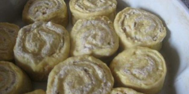 сдобные тыквенные булочки с корицей