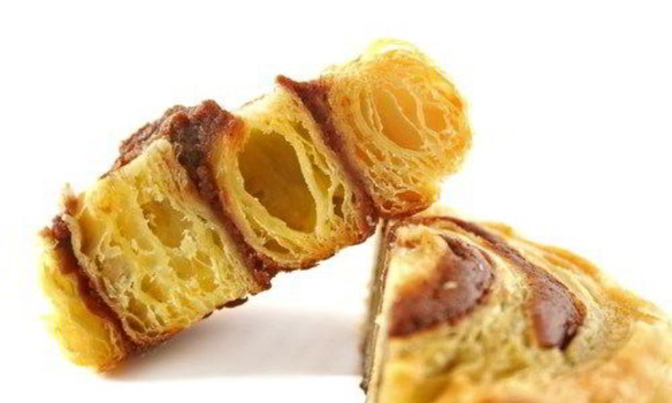 Рецепт шоколадно-ванильные булочки из датского слоеного теста