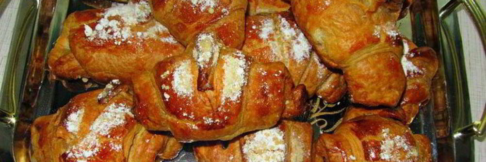 Сливочные круассаны с шоколадом