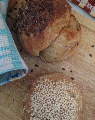 Цельнозерновые булочки