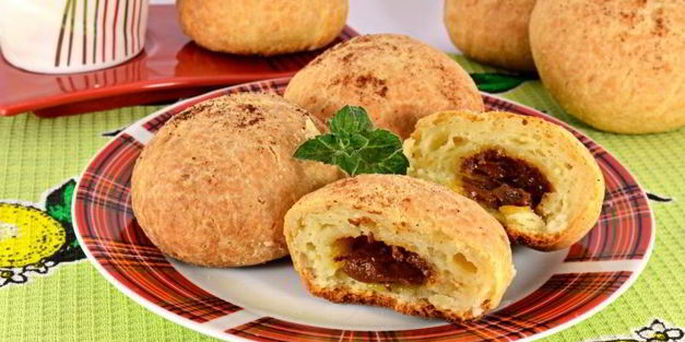 творожные булочки со сгущенкой