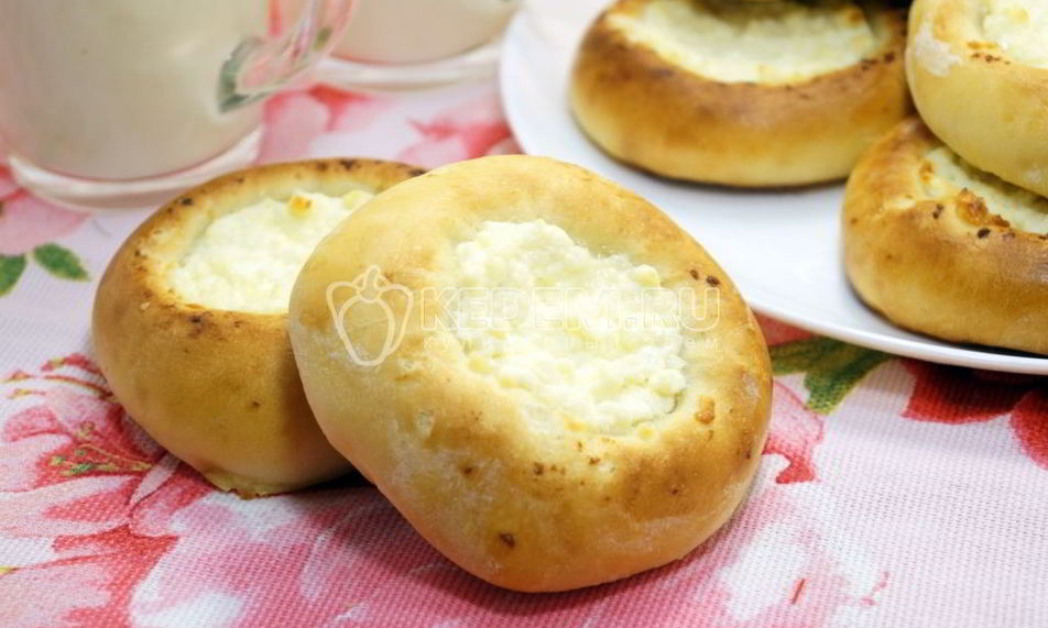 Рецепт ватрушки с творогом
