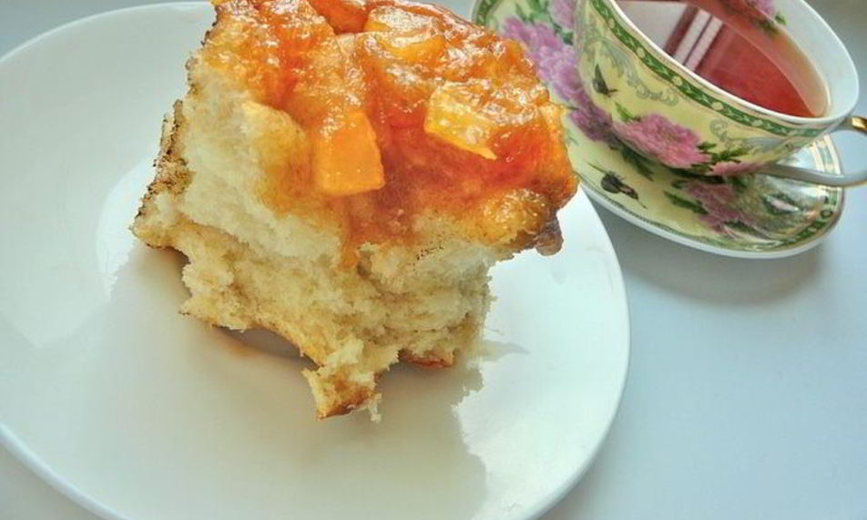 Рецепт влажные коричные булочки в яблочной карамели