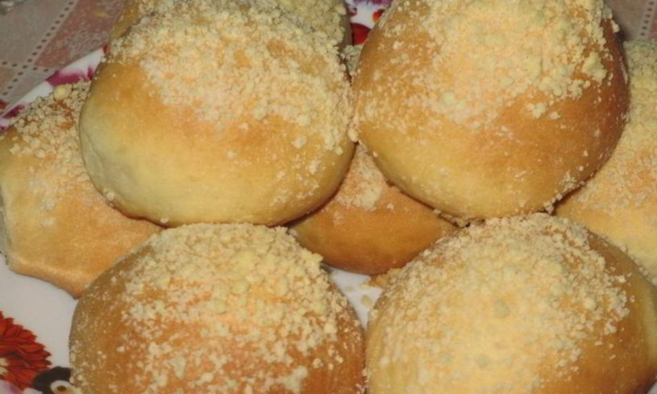 Рецепт воздушные булочки с сахаром