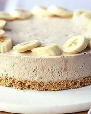 Банановый чизкейк без выпечки