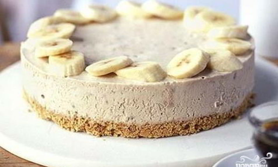 Рецепт банановый чизкейк без выпечки
