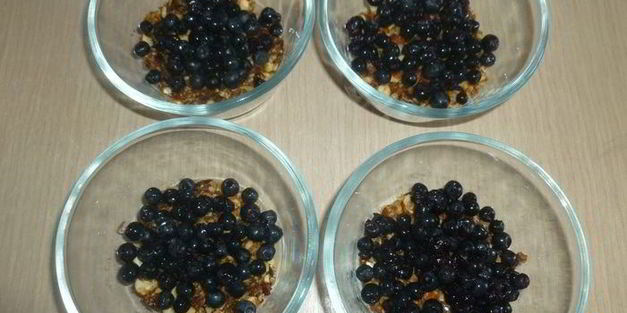 чернично-ежевичный чизкейк