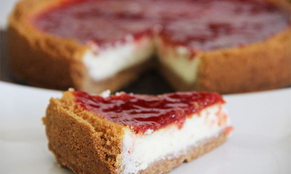 Рецепт чизкейк клубнично-сливочный