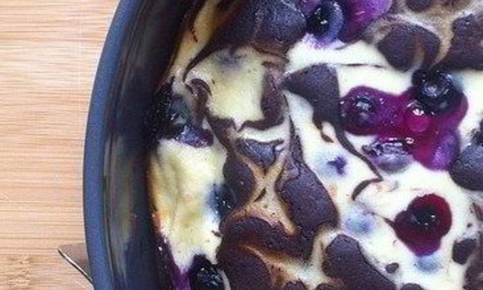 Рецепт чизкейк на основе брауни