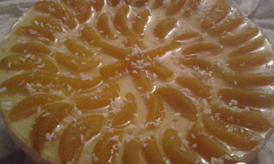 Рецепт чизкейк новогодний с абрикосами