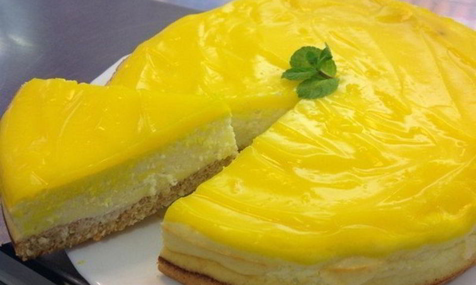 Рецепт чизкейк нью-йорк с лимонным топпингом