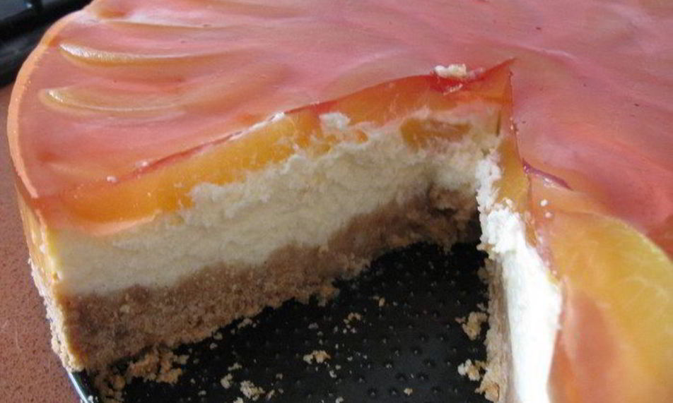 Рецепт чизкейк с абрикосами