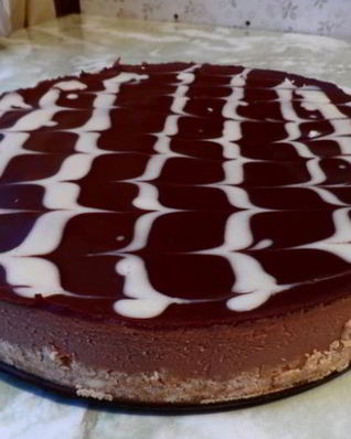 Чизкейк с белым шоколадом без выпечки