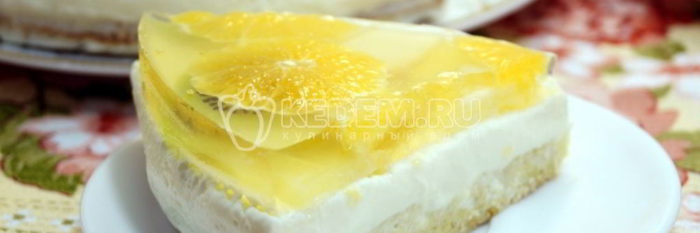 Чизкейк с фруктами